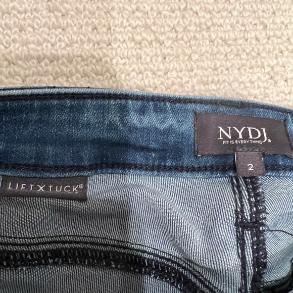 NYDJ flare bootcut stretch jeans mid rise - Picture 2 of 4